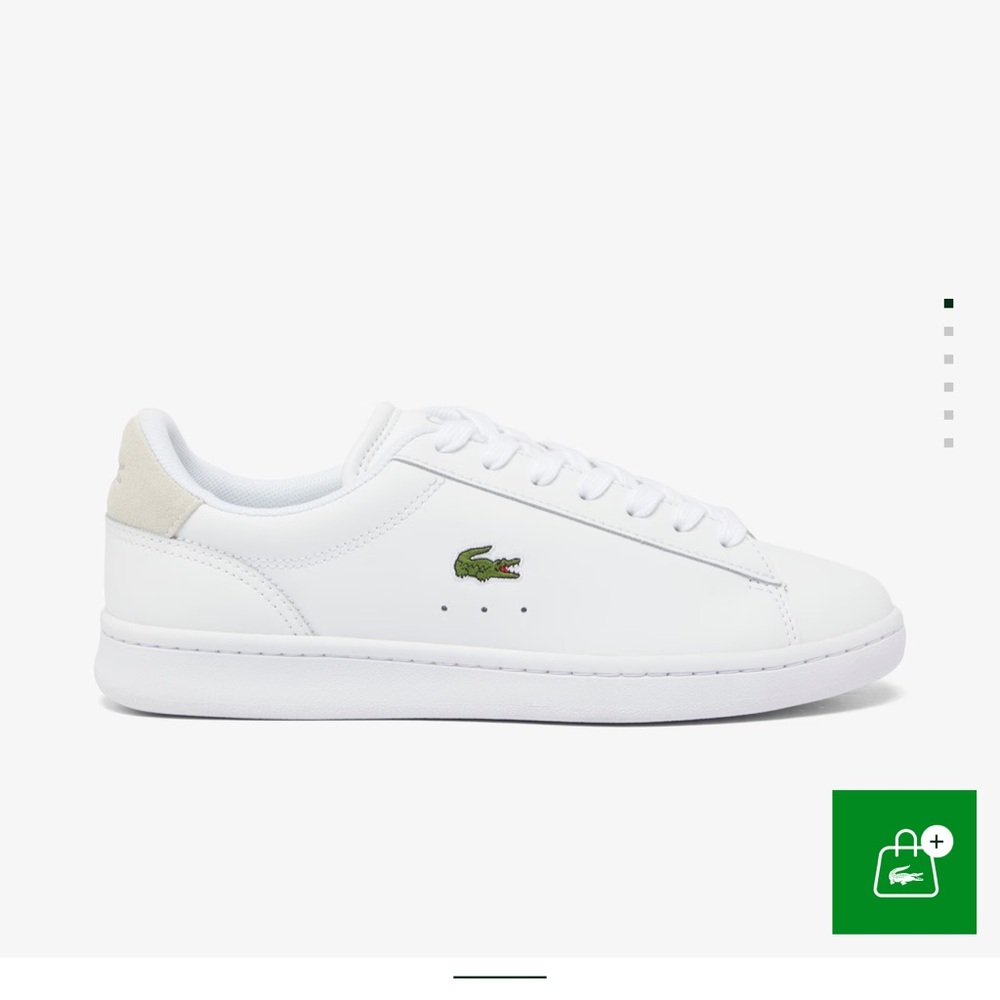 Lacoste sneakers 👟 new no original box. Color White. Smoke and pet free home